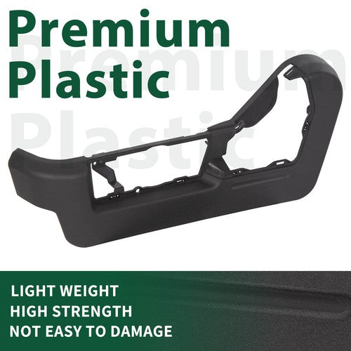 DURAFORCE For 2009-2014 Ford F150 Driver Left Seat Cover Bezel Trim Panel Black 09 10 11