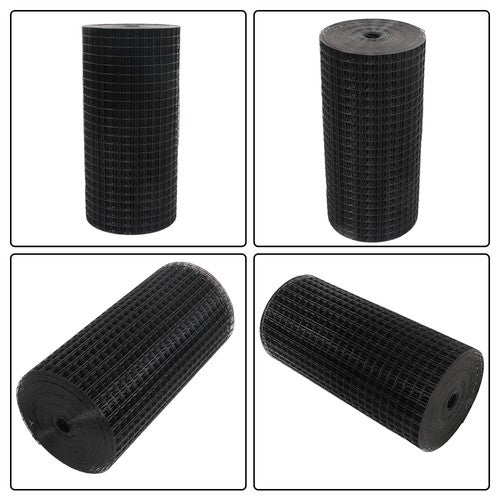 DURAFORCE 1"x1"16 Gauge 24"x100' Welded Wire Fence Vinyl Coated Chicken Rabbit Mesh