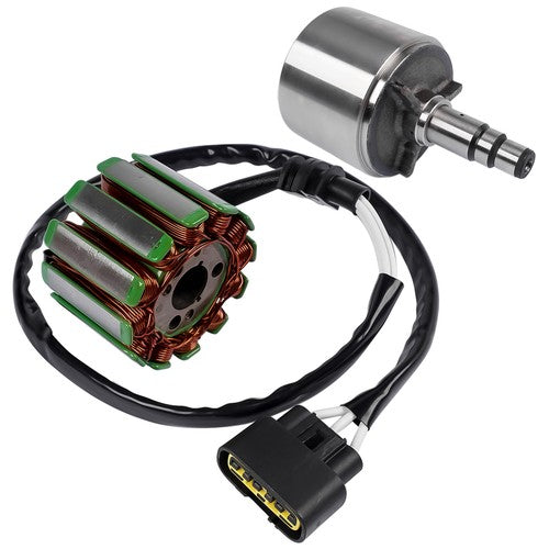 DURAFORCE Engine Charging Coil Stator & Flywheel for Yamaha YZF R1 2004-2008 w/o Gasket