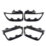 DURAFORCE Black Set Of 4 Fit For Chevy Camaro Series 2010 - 2013 Tail Light Bezel Covers