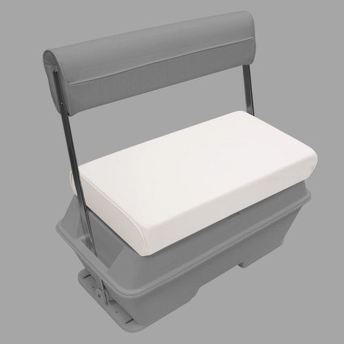 DURAFORCE White Seat Bottom Cushion For 8WD156 Series 70 Quart Swingback Cooler Seat