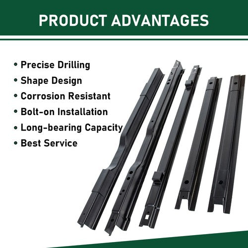 DURAFORCE Long Truck Bed Floor Support 8 FT Bed for 99-18 Ford Super Duty F250 F350 F450