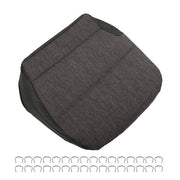 DURAFORCE Gray Front Driver Seat Bottom Cover Steel For GMC Isuzu NPR NRR NQR 1995-2006