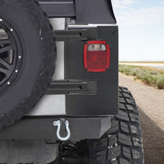 DURAFORCE Rear Corner Rocker Guard Body Armor Powder Coated For 1997-2006 Jeep Wrangler TJ