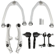 DURAFORCE For Nissan 350Z Infiniti G35 03-04 RWD New Front Control Arms Tierods Sway Bars