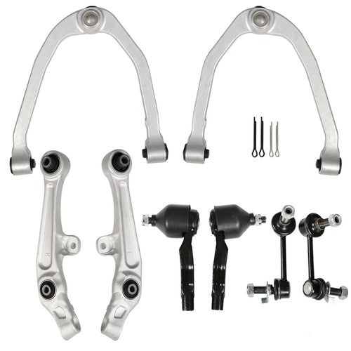 DURAFORCE For Nissan 350Z Infiniti G35 03-04 RWD New Front Control Arms Tierods Sway Bars