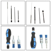 DURAFORCE 19PC Diesel Injector Seat Cleaning Set Engines Injector Seat Cleanner Brush Kit