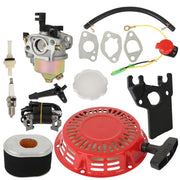 DURAFORCE Carburetor Kit For Honda GX160 GX200 Recoil Ignition Coil Spark Plug Filter