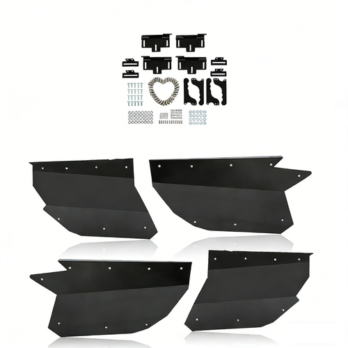 4Pcs Aluminum Door Panel Powder Coated for Can Am X3 Full Doors 17 18 19 20-2024