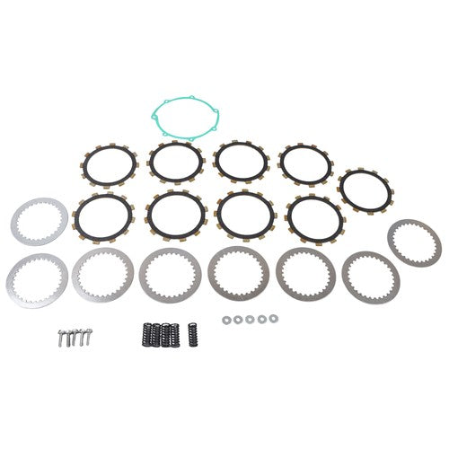 DURAFORCE For Yamaha WR250F YZ250F Clutch Friction w/ Steel Plates Spring Gasket Kit 01-13