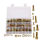 DURAFORCE 236PCS M6 M8 M10 Heavy Duty Bolts and Nuts Assortment Kit Grade 8.8 Alloy Steel