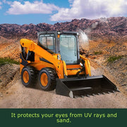 DURAFORCE Front Door Glass for Kubota SSV65 SSV75 Tire Skid Steer Windshield # V1311-34522