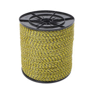 DURAFORCE Yellow and Black 5200Ft 1585m 6 Stainless Steel Strands Fence Wire 140 Pounds