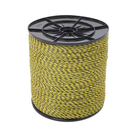 DURAFORCE Yellow and Black 5200Ft 1585m 6 Stainless Steel Strands Fence Wire 140 Pounds