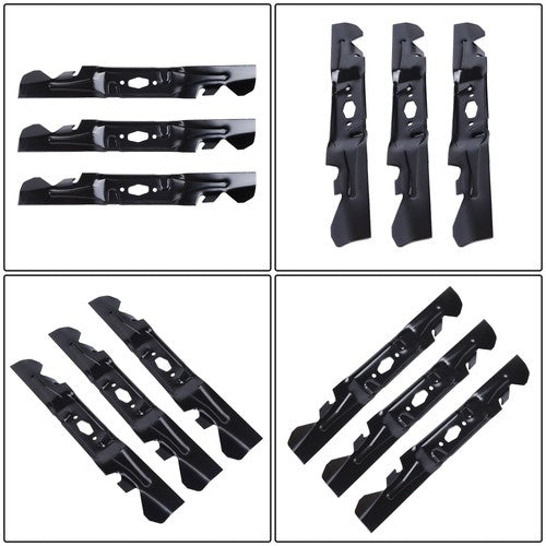 DURAFORCE For Cub Cadet 490-110-C205 742P05086-X 742-05086-X 3 Pcs Lawn Mower Blade