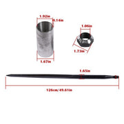 DURAFORCE 1PCS For Tractor 49" Square Hay Spike Bale Spear Wide Tine Spike Skid Conus
