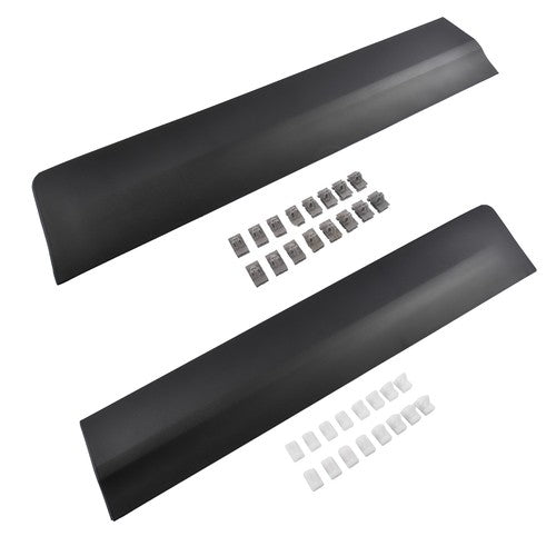 DURAFORCE Pair Rear Lower Door Trim Molding Black for Cadillac XT5 2017-2025 Left & Right
