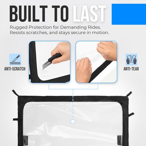 Soft Rear Window Shield for Yamaha Rhino 450 660 UTV CFMoto Uforce 800 78637