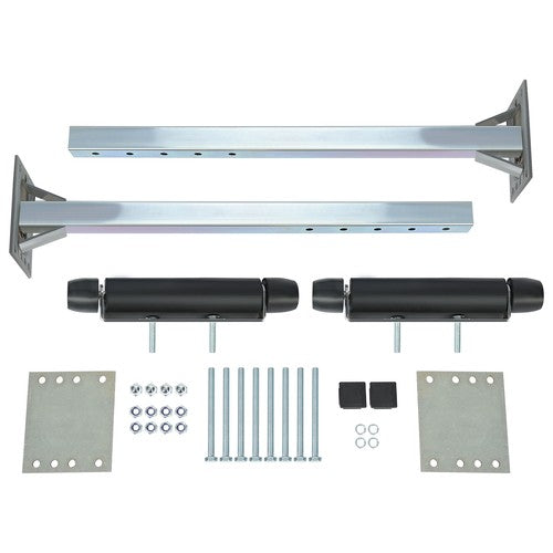 Pair Steel Boat Trailer Pontoon Roller Guide On Zinc Plated for Sailboat Trailer