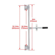 DURAFORCE 36'' Trailer Cam Bar Latch Swing Ramp Lock Handle Door Cambar Cargo Enclosed