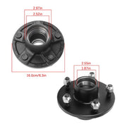 DURAFORCE 1 Set Southwest Wheel Pro R30484X 84 Spindle & 5 - 5" Bolt Circle Trailer Hub