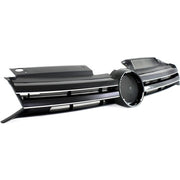 DURAFORCE ZZ2V00340 Upper Black Grill for 2010 2011-2014 for VW for Volkswagen Golf MK6 GTI