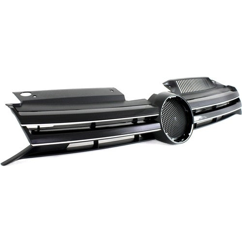 DURAFORCE ZZ2V00340 Upper Black Grill for 2010 2011-2014 for VW for Volkswagen Golf MK6 GTI