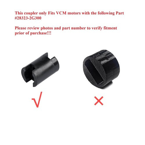 DURAFORCE Variable Cylinder Intake Actuator Motor COUPLER for Hyundai Kia vcm 28323-2G000