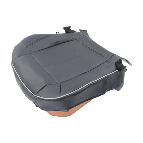 DURAFORCE Driver Bottom Seat Cover For Hummer H3 2006-2009 2010 Black Leather Replacement