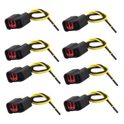 DURAFORCE 8Pcs Fuel Injector Connector Pigtail Wire For Dodge LS2 LS3 Ford EV6 EV14 USCAR