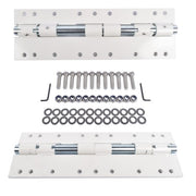 DURAFORCE 2x 55721 Swing Away Bracket White Alloy Steel Powder-Coated for Electric Jacks