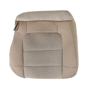 DURAFORCE Brown Two-Tone/Fabric Driver Bottom Seat Cover Suit For Ford F150 XLT 2000-2003