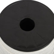 DURAFORCE 1/4 Inch 250ft White Nylon Solid Braid Rope Abrasion Resistance High UV