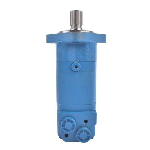 DURAFORCE Blue Hydraulic Motor 4 Holes Replacement for Skid Steer Rotary Tiller BM5-400