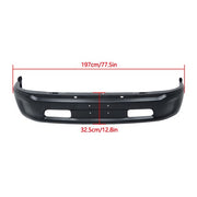 DURAFORCE Replacement Steel Black Front For RAM 1500 13-18/Ram 1500 Classic 19-23 Bumper