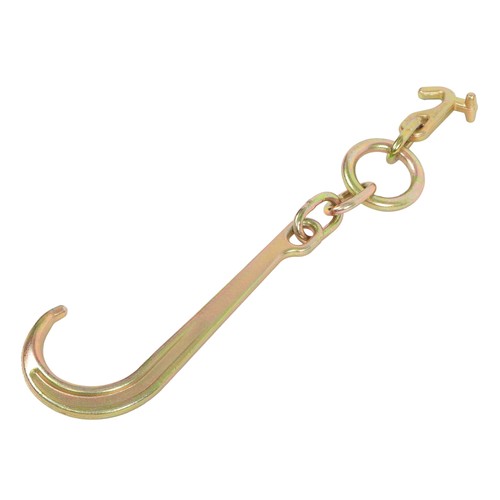 DURAFORCE 15 Inch G70 J Hook w/T-J Hook 5400 Lbs Working Load Limit Towing Hooks