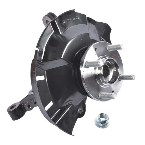 DURAFORCE Front Left Steering Knuckle Assembly Black Fits Hyundai Accent Dodge Attitude