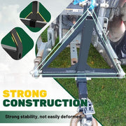 DURAFORCE 3 Point Hitch 2'' Trailer Receiver Hitch Tow Drawbar Category 1 Tractor Adapter
