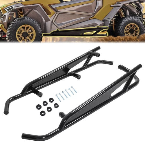 DURAFORCE Rock Sliders Tree Kicker Side Nerf Bar For Can Am Maverick X3 2017 2025 2 Seater