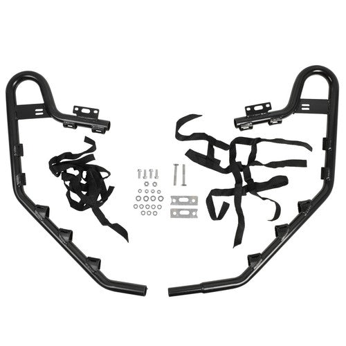 Black Aluminium Standard Nerf Bars Guard With Nets for Honda TRX 700XX 2008 2009