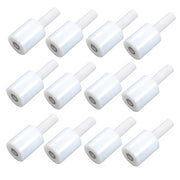 DURAFORCE 12 Rolls 5" in. x 1000FT 80 Gau Stretch Shrink Film Hand Wrap With Handle -CLEAR
