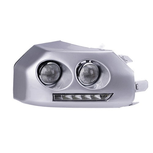 DURAFORCE Chrome LED Bumper Fog Light DRL W/Wiring+Bulbs 2pc for Toyota Fj Cruiser 2007-14