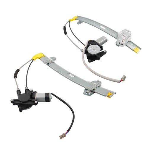 DURAFORCE Power Window Regulator For Honda Accord 1994-1997 Sedan Front w/Motor 2Pcs