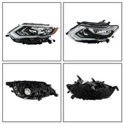 DURAFORCE Headlight Headlamps Assembly Fit For 2017-2019 Nissan Rogue LH Side Clear Lens