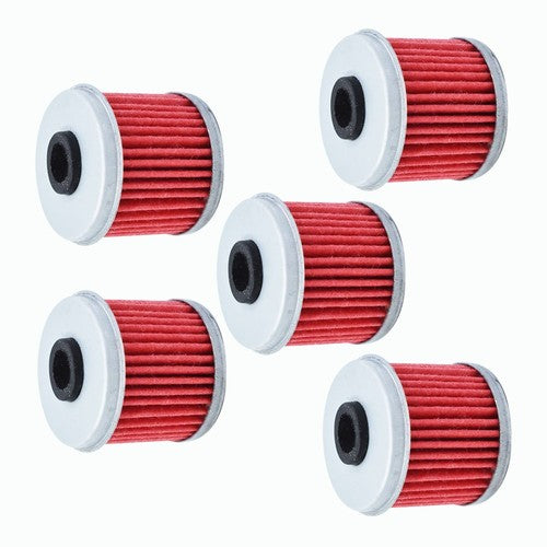 DURAFORCE 5x Oil Filter For Honda CRF250R CRF250X CRF450R CRF450X TRX450R CRF150R CRF150RB