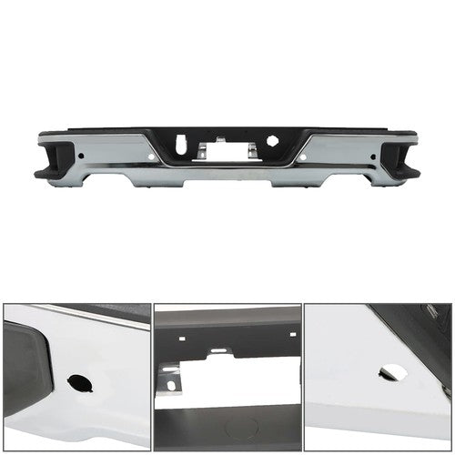 DURAFORCE W/ Vent And Sensor Hole Auto Rear Bumper Metal For Chevrolet 2019-2023 &GMC NEW