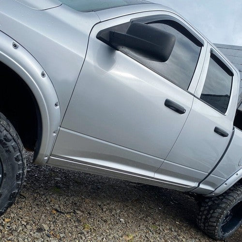 Rocker Panels Cab Corner for 09-18 Dodge Ram 1500 2500 3500 Extended Quad Cab