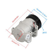 DURAFORCE For Nissan Rogue 2008 2009-2012 2013 2.5L 98490 A/C AC Compressor w/Clutch 97490