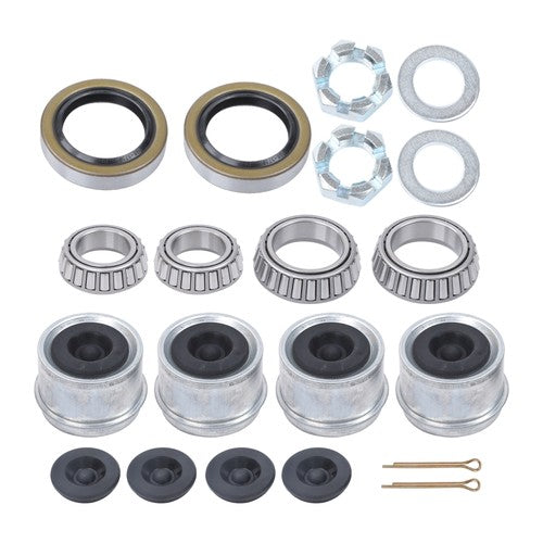 DURAFORCE 2 Sets of Trailer Hub Kits 5 -4.5 for 3500 lbs 1-1/16'‘ to 1-3/8’' Tapered Axle