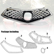 DURAFORCE Fit 2018 2019 2020 Acura TLX Front Bumper Chrome Grille Grill Assembly